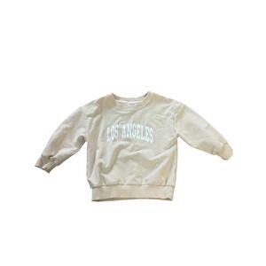 Kids Baby Barn Los Angeles Graphic Sweatshirt Pullover Beige Size 3T